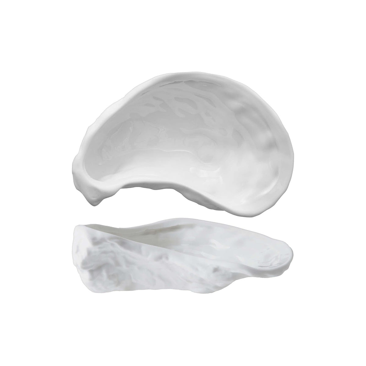 Oyster Coppetta Porcellana Bianca 12,5x7,8 cm H 4 6 Pezzi