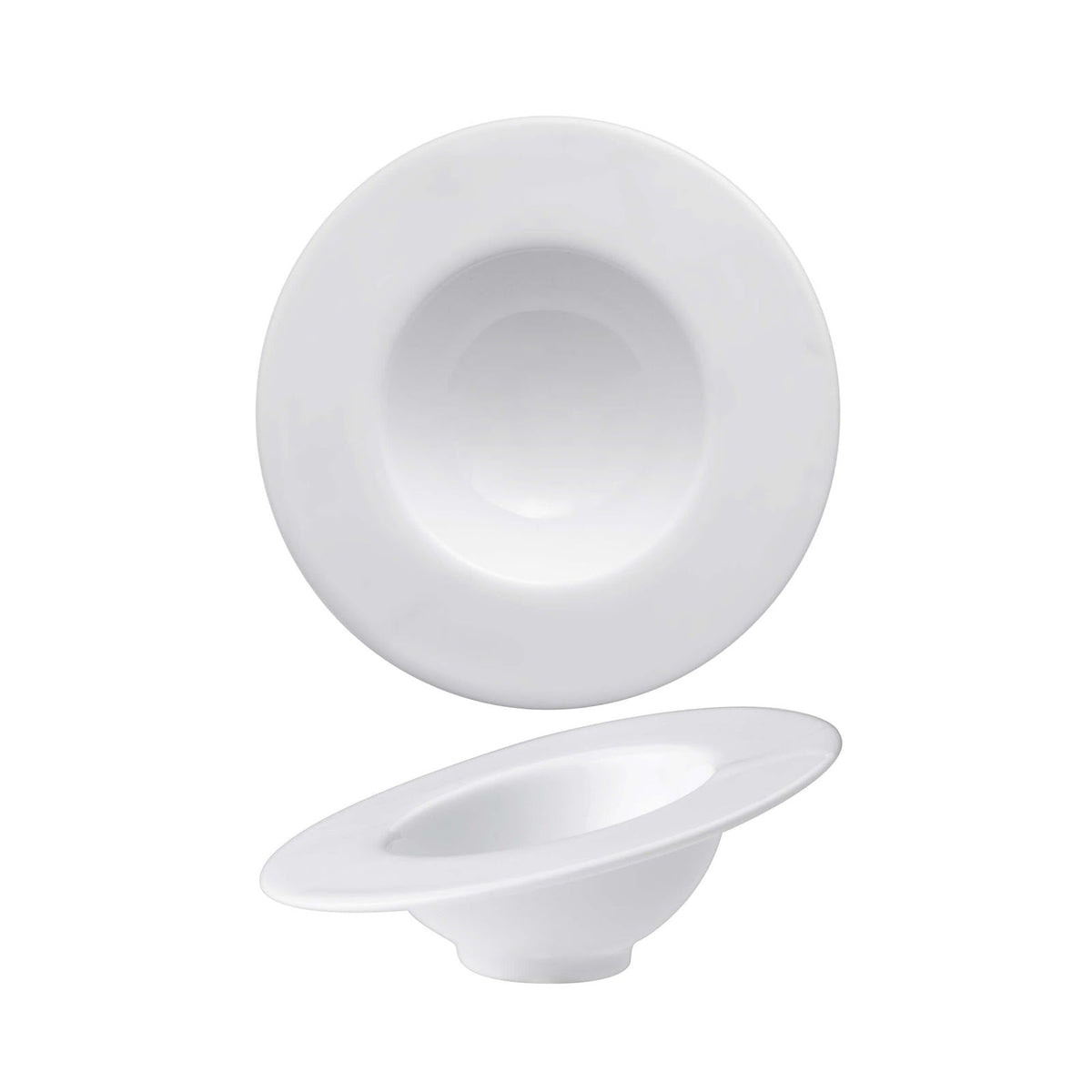Mini Pasta Bowl Tondo Inclinato Porcellana Bianca Lucida 9,8 cm 6 Pezzi