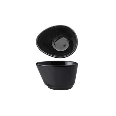 Coppetta Goccia New Bone China Nero Lucido 6,5x5,1 cm H 4 6 Pezzi