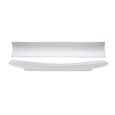 Vassoio Rettangolare Finger Food New Bone China Bianco Opaco 39,6x6,8 cm H 3,8 cm