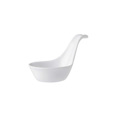 Cucchiaio Finger Food Bianco 9,3x5,6 cm H 5,9 12 Pezzi