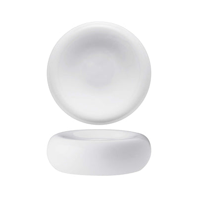 Stone Bianco Piatto Gourmet Tondo in Porcellana 15 cm 6 Pezzi