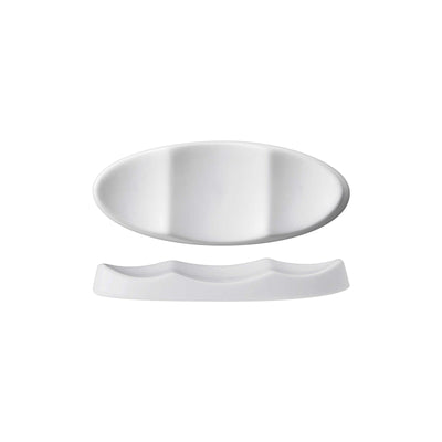 Poggiaposate e Poggiabacchette in Porcellana Bianco Lucido 11,2x4,7 cm 12 Pezzi