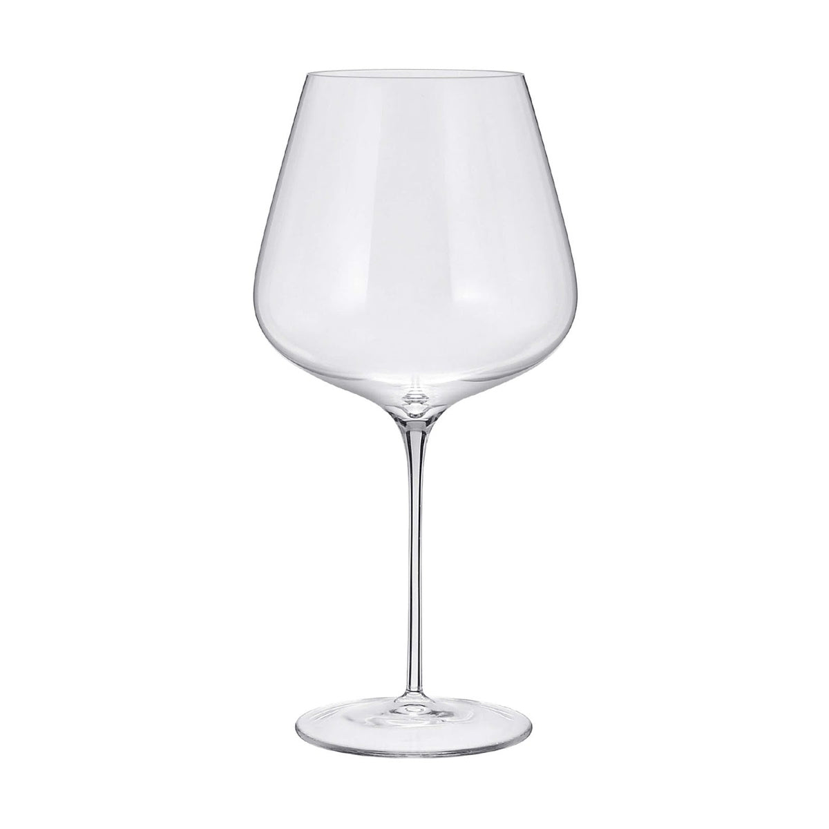 Plume Calice Vino Rosso in Vetro Cristallino Soffiato a Bocca 84 cl 2 Pezzi