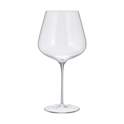 Plume Calice Vino Rosso in Vetro Cristallino Soffiato a Bocca 84 cl 2 Pezzi
