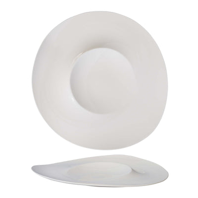 Magnesium Orbit Piatto Presentazione in Porcellana 31,7x30,8 cm 2 Pezzi