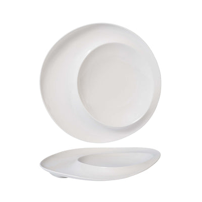 Magnesium Eclipse Piatto Presentazione in Porcellana 25,5 cm 2 Pezzi