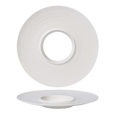 Magnesium Ring Plain Piatto Presentazione in Porcellana 31,2 cm 2 Pezzi