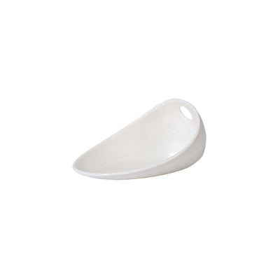 Magnesium Stand Up Piatto Inclinato Piccolo in Porcellana 10,2x8,2 cm H 4,8 cm