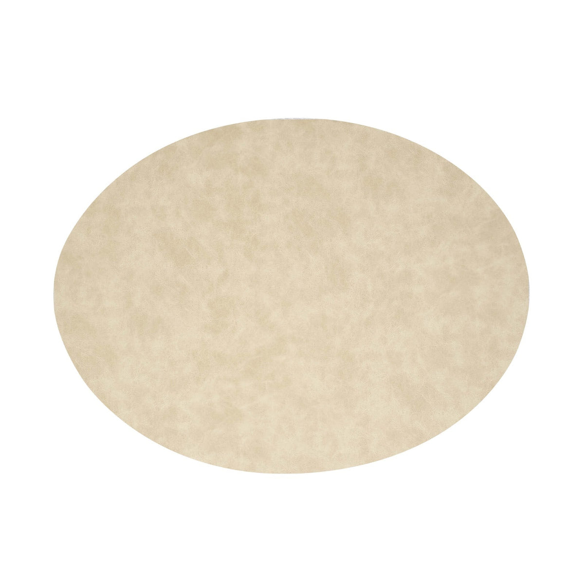 Shiny Tovaglietta Americana Ovale in Poliuretano Perla 44,5x33 cm 6 Pezzi