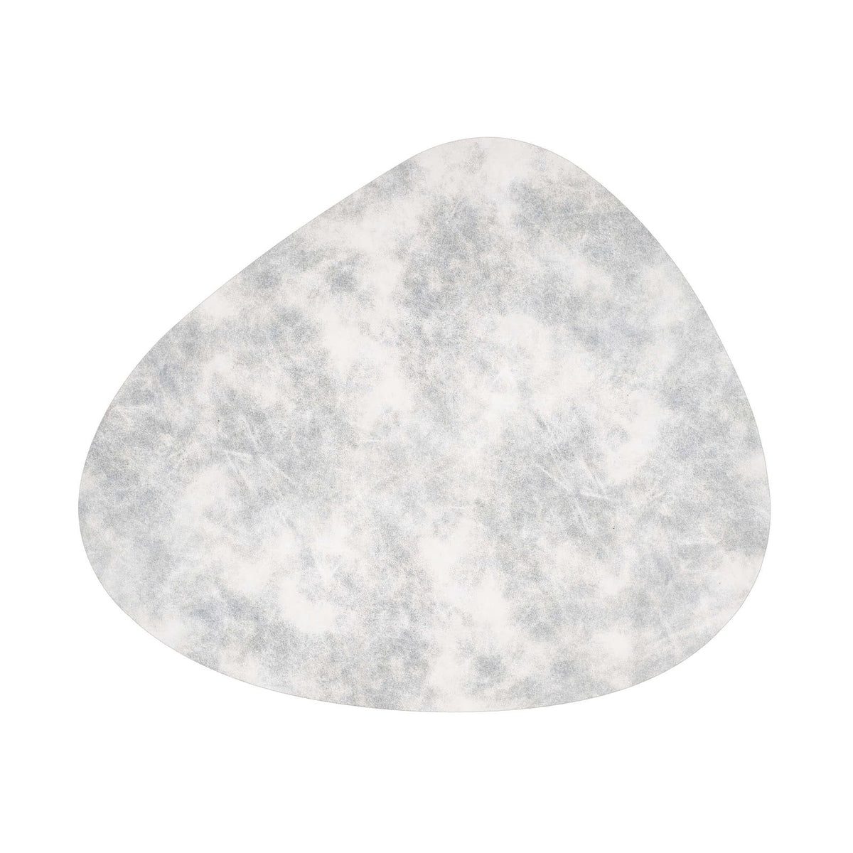 Shiny Tovaglietta Americana Stone in Poliuretano Argento 45x37,3 cm 6 Pezzi