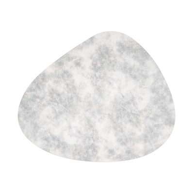 Shiny Tovaglietta Americana Stone in Poliuretano Argento 45x37,3 cm 6 Pezzi
