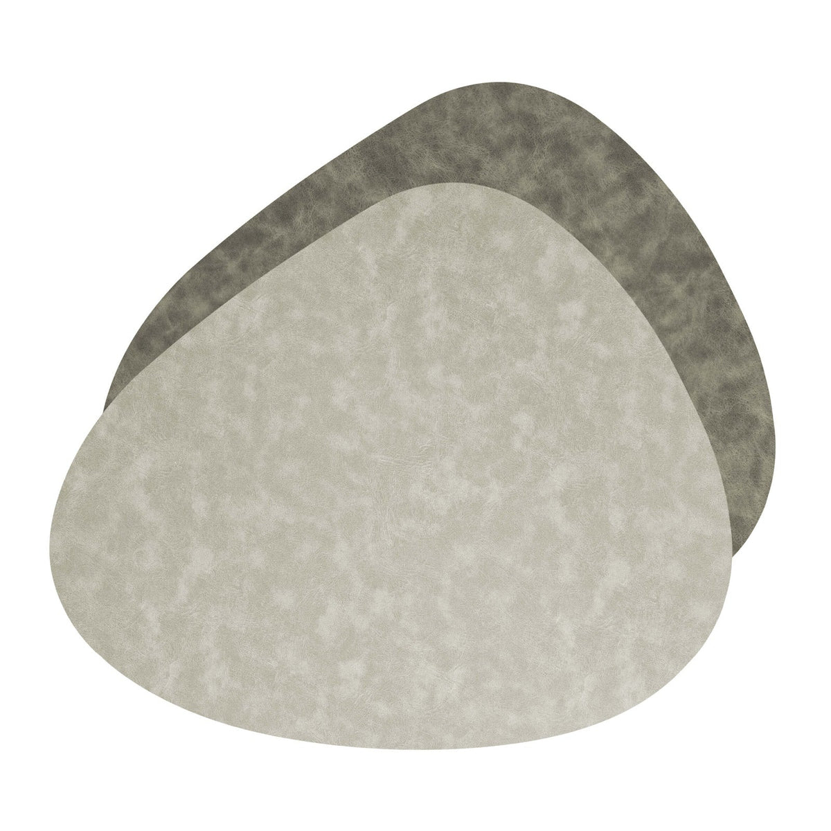 Suede Stone Tovaglietta Americana Double Face Grigia 45x37,3 cm 6 Pezzi