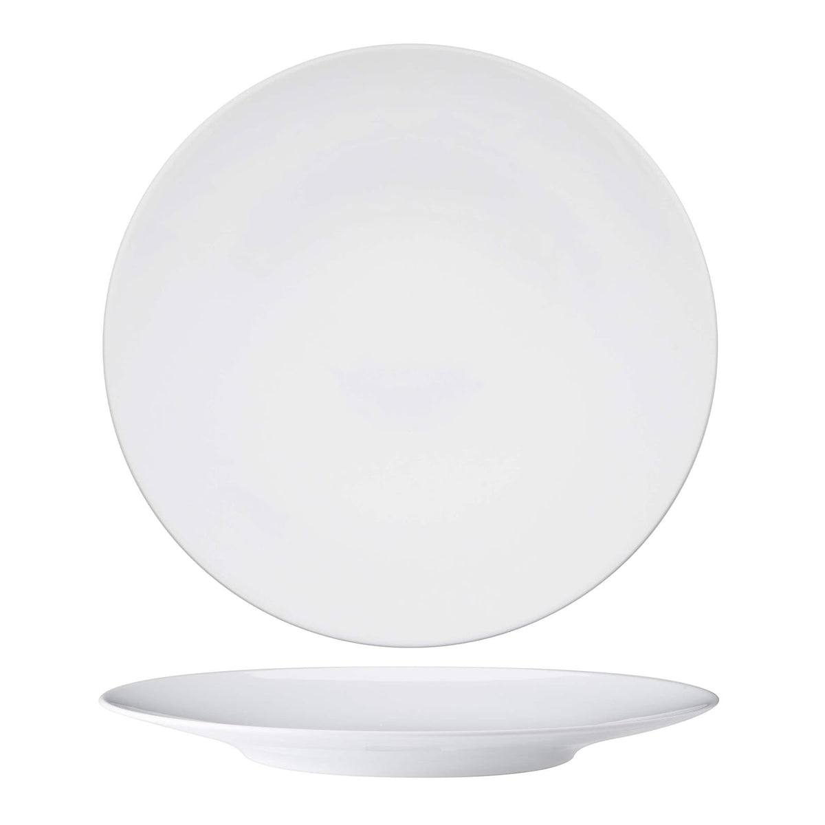 Coup Piatto Piano in Porcellana Bavaria 30,5 cm 6 Pezzi