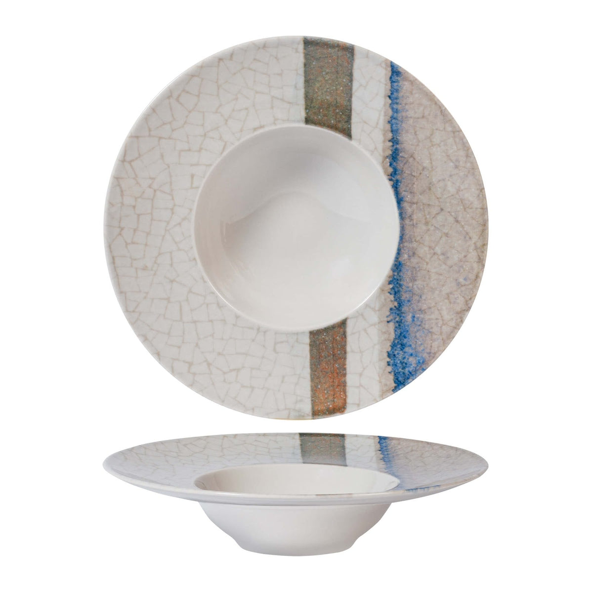 Saturnia Mozart Piatto Pasta K-Bowl Porcellana Digital Print Ø27,5 cm 6 Pezzi