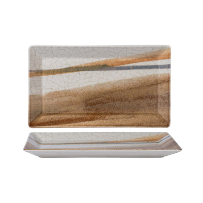 Saturnia Mozart Vassoio Rettangolare Porcellana Digital Print 26x15 cm 10 Pezzi