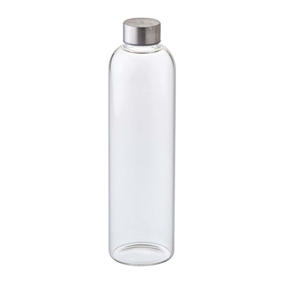 Bottiglia in Vetro Borosilicato con Tappo Inox 1 L 6 Pezzi