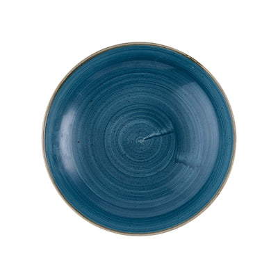 Churchill Stonecast Java Blue Piatto Fondo 24,8 cm 12 Pezzi