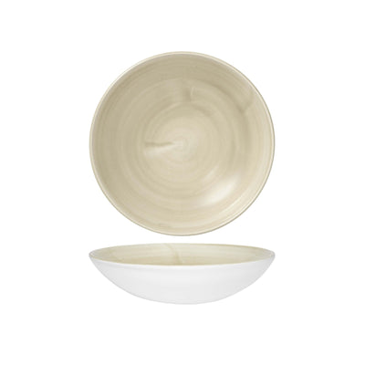 Churchill Stonecast Canvas Natural Piatto Fondo 18,2 cm 12 Pezzi