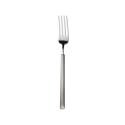 Vintage Forchetta da Tavola Inox 18/10 Manico Satinato 12 Pezzi