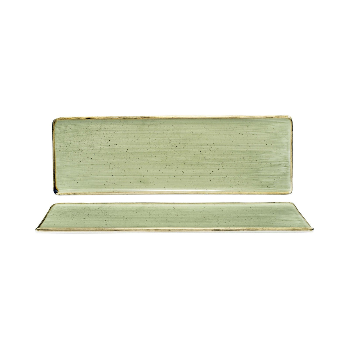 Churchill Stonecast Sage Green Vassoio Ovale 32,3x10,5 cm 6 Pezzi