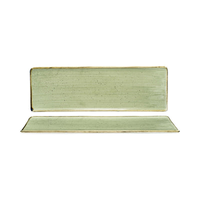Churchill Stonecast Sage Green Vassoio Ovale 32,3x10,5 cm 6 Pezzi