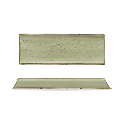 Churchill Stonecast Sage Green Vassoio Ovale 24,7x8,8 cm 6 Pezzi