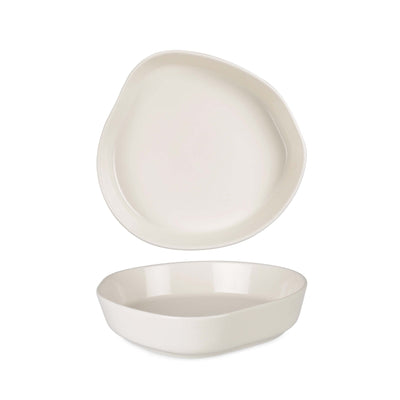 Cream Vogue Piatto Fondo Impilabile Ø 21 cm H 4,4 6 Pezzi