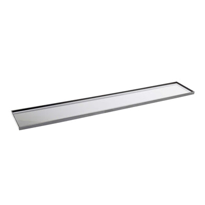 Vassoio Bar e Pasticceria Argento 60x10 cm H 1