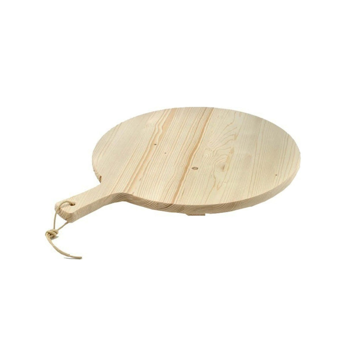 Tagliere per Polenta in Abete Multistrato con Manico e Piedi Ø 34 cm H 2,7 cm 1 Pezzo