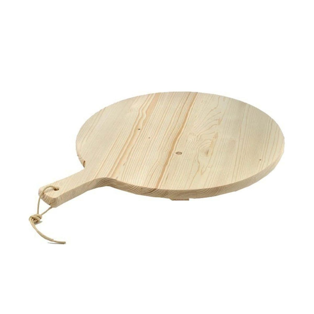 Tagliere per Polenta in Abete Multistrato con Manico e Piedi Ø 38 cm H 2,7 cm 1 Pezzo