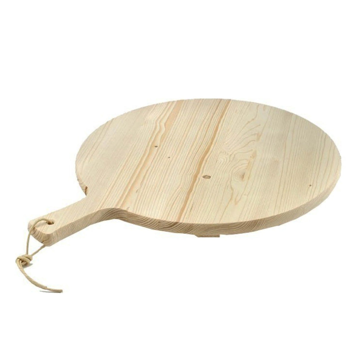 Tagliere per Polenta in Abete Multistrato con Manico e Piedi Ø 49 cm H 2,7 cm 1 Pezzo