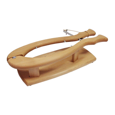 Portaprosciutto in Legno di Faggio 70x23 cm H 16 cm 1 Pezzo