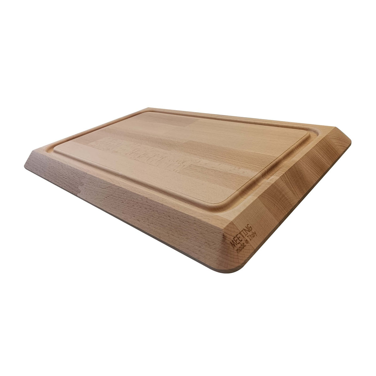 Buffet Tagliere Faggio con Raccogli Liquidi e Piedi Antiscivolo cm 45x30 H 2,9