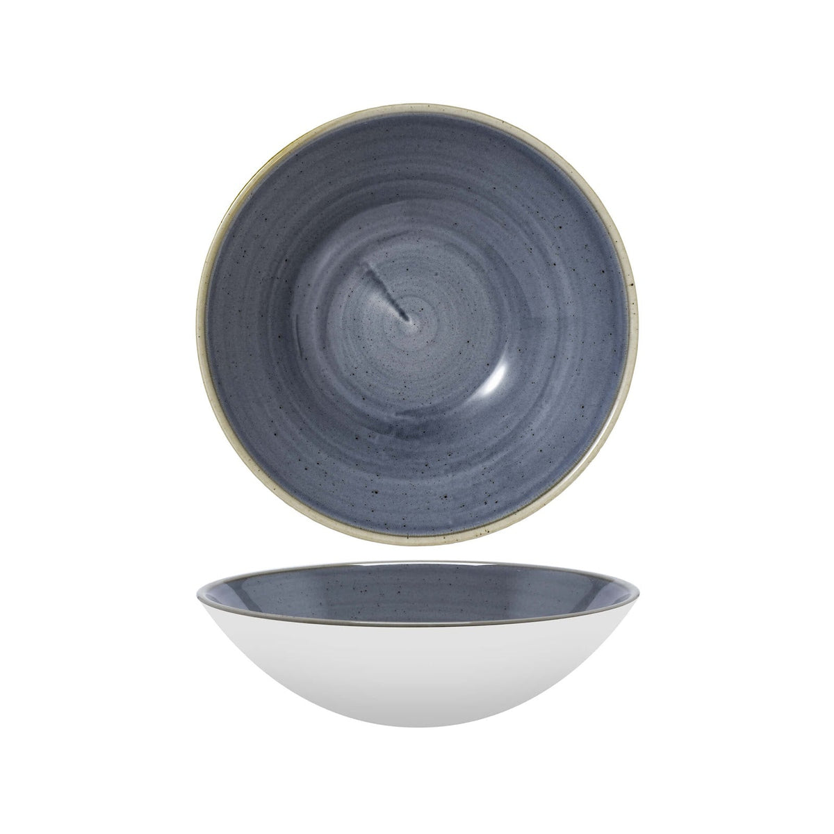 Churchill Stonecast Blueberry Puntinato Insalatiera 19,6 cm 6 Pezzi