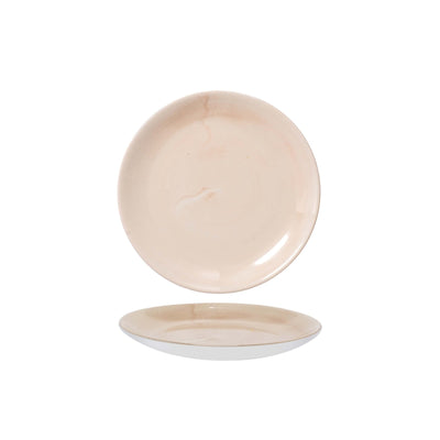 Churchill Stonecast Canvas Coral Piatto Pane 16,5 cm 12 Pezzi