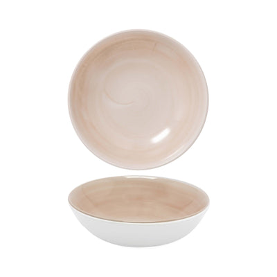 Churchill Stonecast Canvas Coral Piatto Fondo 18,2 cm 12 Pezzi