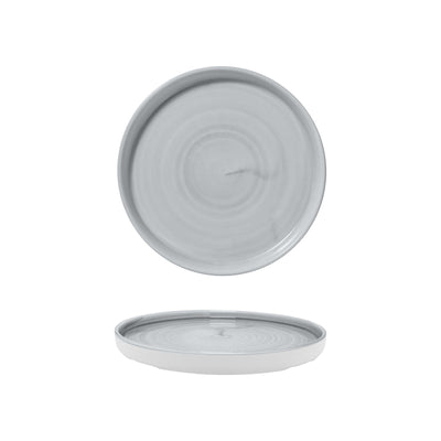 Churchill Stonecast Canvas Grey Piatto Piano Impilabile 15,7 cm 6 Pezzi