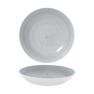 Churchill Stonecast Canvas Grey Piatto Fondo 24,8 cm 12 Pezzi