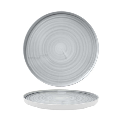 Churchill Stonecast Canvas Grey Piatto Piano Impilabile 27,5 cm 6 Pezzi