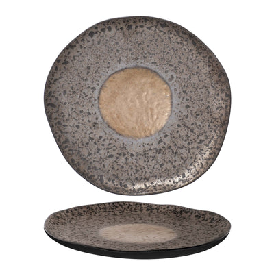 Agorà Organic Piatto Piano in Stoneware Reactive 27 cm 6 Pezzi