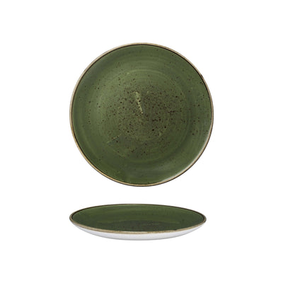 Churchill Stonecast Sorrel Green Piatto Frutta 21,7 cm 12 Pezzi
