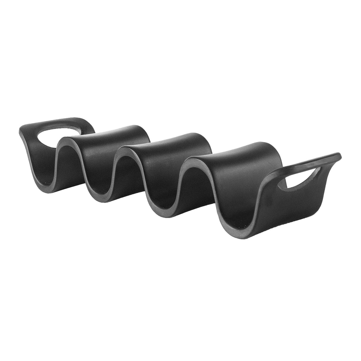 Supporto Porta Tacos in Melamina 3 o 4 Posti 23x6 cm H 4 cm 6 Pezzi