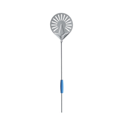 Gi.Metal 2 Smart Palettino Pizza Tondo Forato Inox 20 cm Manico 150 cm