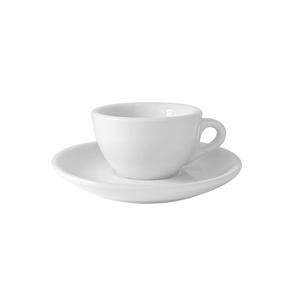 Mimosa Tazzina Caffè con Piattino e Tacca di Livello 6,5 cl 6 Pezzi