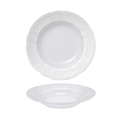 Classico Piatto Fondo in Porcellana Bavaria 23 cm 6 Pezzi