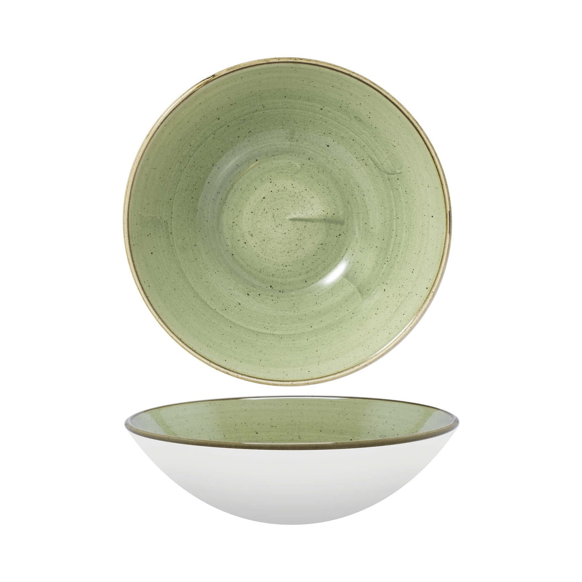 Churchill Stonecast Sage Green Insalatiera in Ceramica 22,2 cm 6 Pezzi