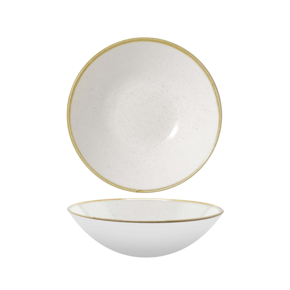 Churchill Stonecast Insalatiera Bianca 19,6 cm 6 Pezzi