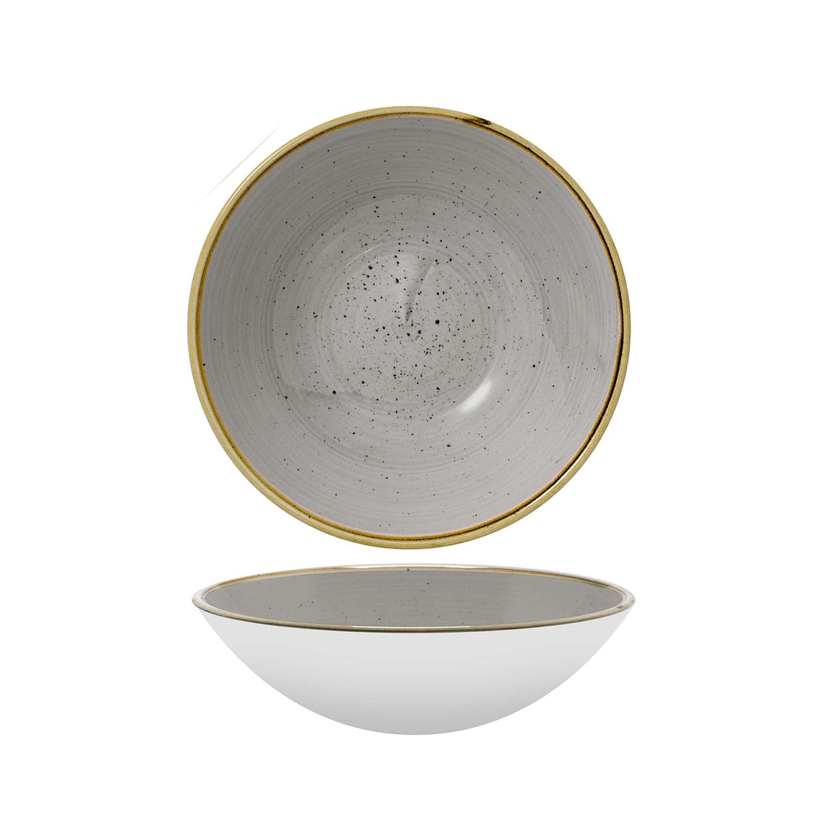 Churchill Stonecast Insalatiera Grigia 19,6 cm 6 Pezzi
