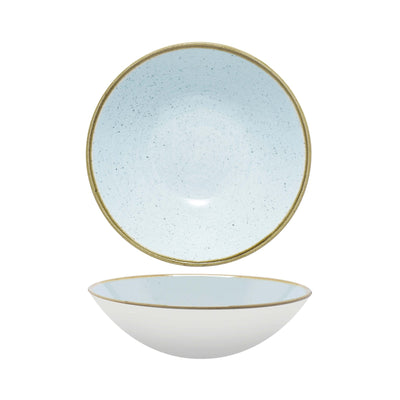 Churchill Stonecast Azzurro Insalatiera Ceramica Ø22,2 cm 6 Pezzi